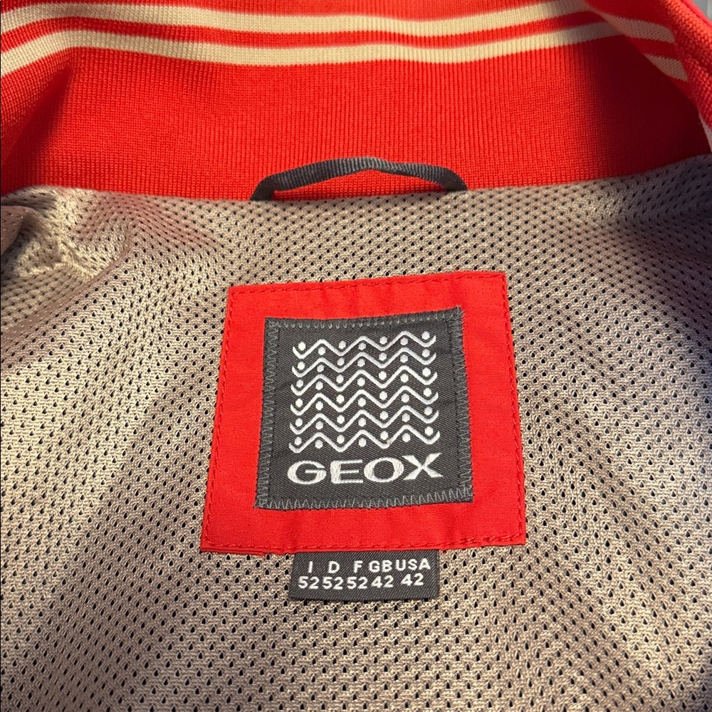 GEOX Men's Red Zip-Front Jacket - Picture 8 of 15